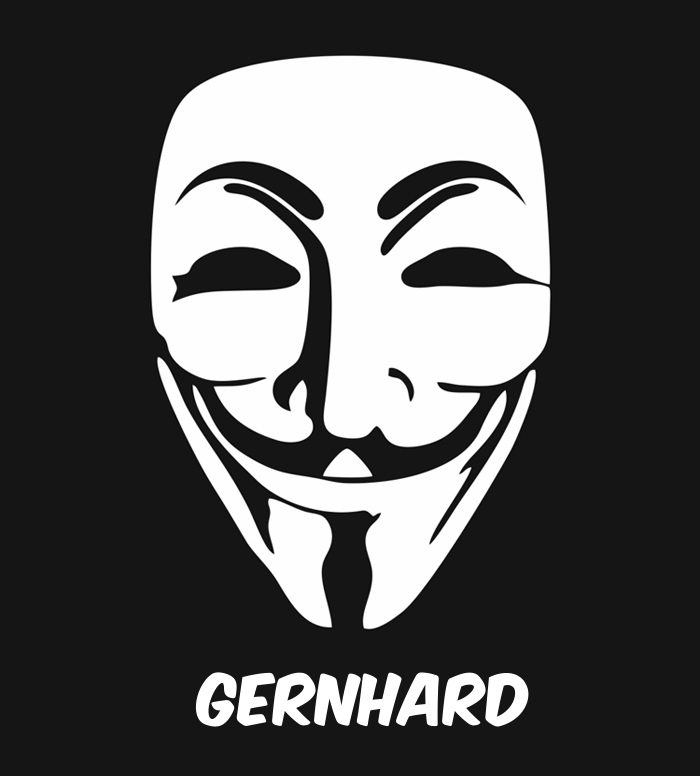 Bilder anonyme Maske namens Gernhard Bilder anonyme Maske namens Gernhard