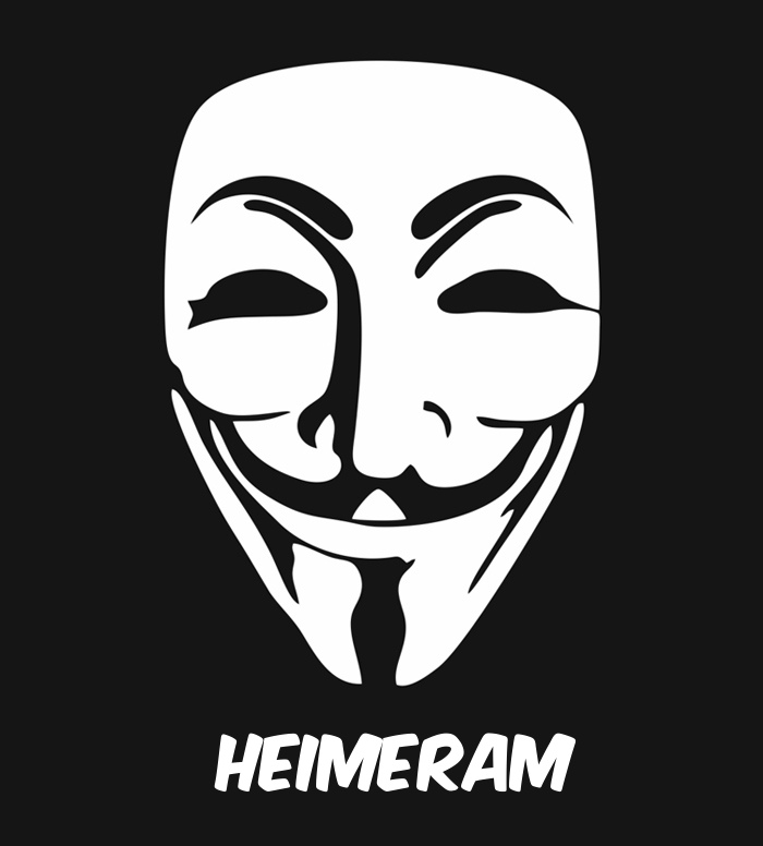 Bilder anonyme Maske namens Heimeram