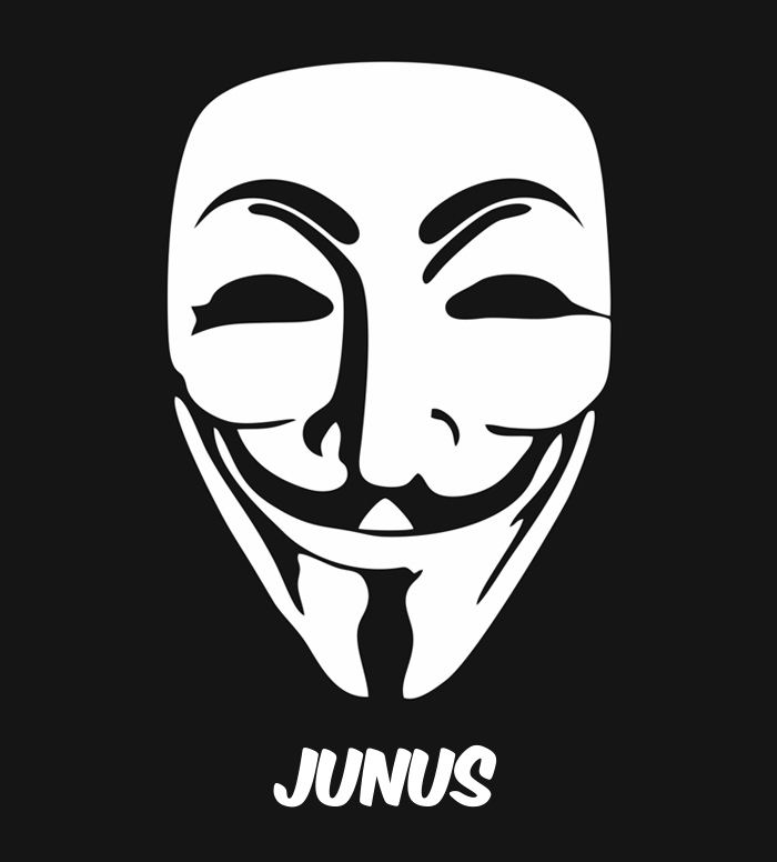 Bilder anonyme Maske namens Junus