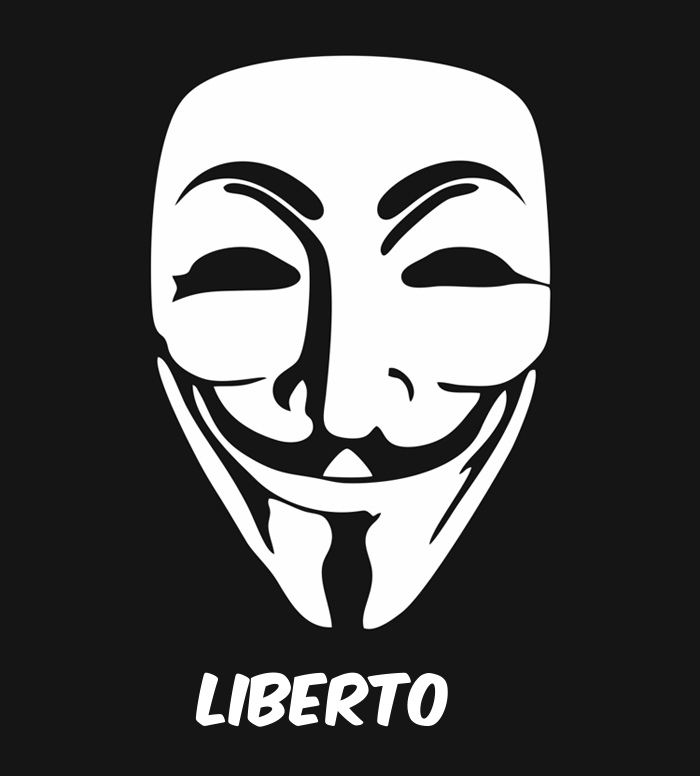 Bilder anonyme Maske namens Liberto Bilder anonyme Maske namens Liberto