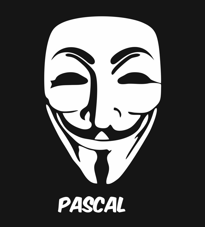 Bilder anonyme Maske namens Pascal