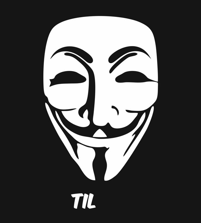 Bilder anonyme Maske namens Til Bilder anonyme Maske namens Til