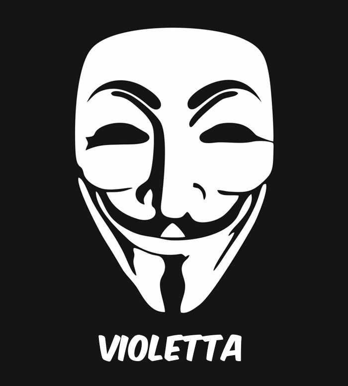 Bilder anonyme Maske namens Violetta Bilder anonyme Maske namens Violetta