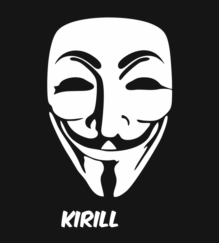Bilder anonyme Maske namens Kirill Bilder anonyme Maske namens Kirill
