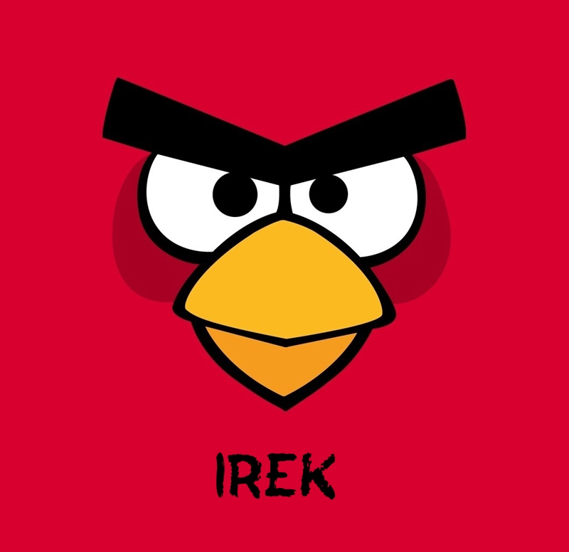 Bilder von Angry Birds namens Irek.