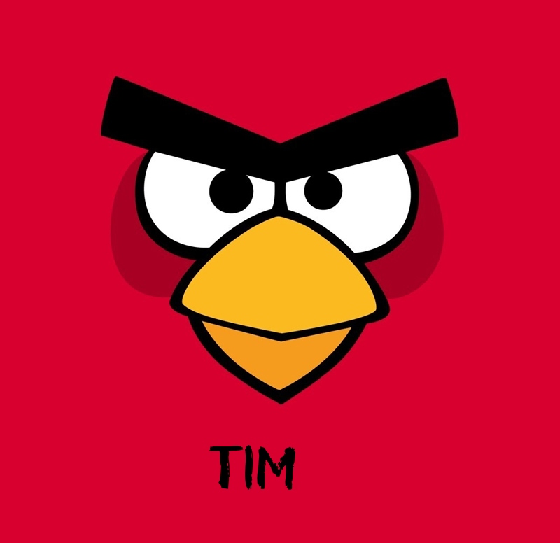 Bilder von Angry Birds namens Tim
