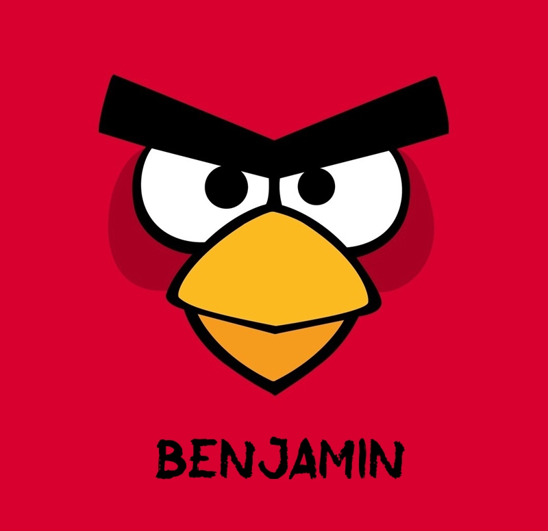 Bilder von Angry Birds namens Benjamin
