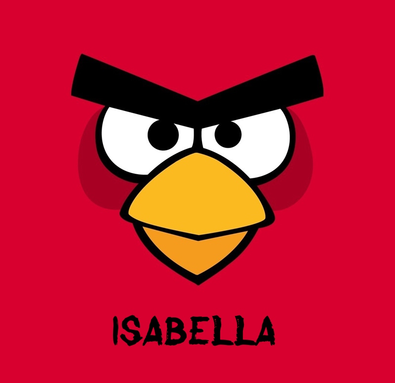 Bilder von Angry Birds namens Isabella