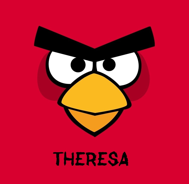 Bilder von Angry Birds namens Theresa