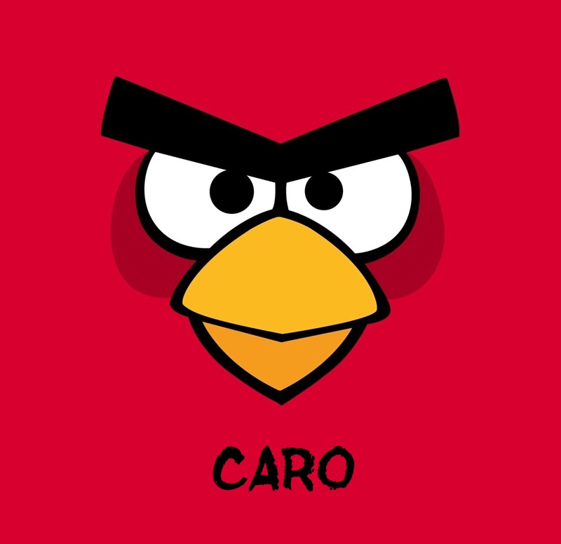 Bilder von Angry Birds namens Caro