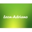 Bildern mit Namen Leon-Adriano