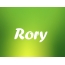 Bildern mit Namen Rory