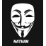 Bilder anonyme Maske namens Nathan