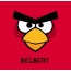 Bilder von Angry Birds namens Delbert