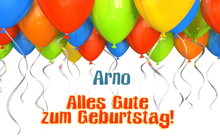 Alles Gute zum Geburtstag Arno