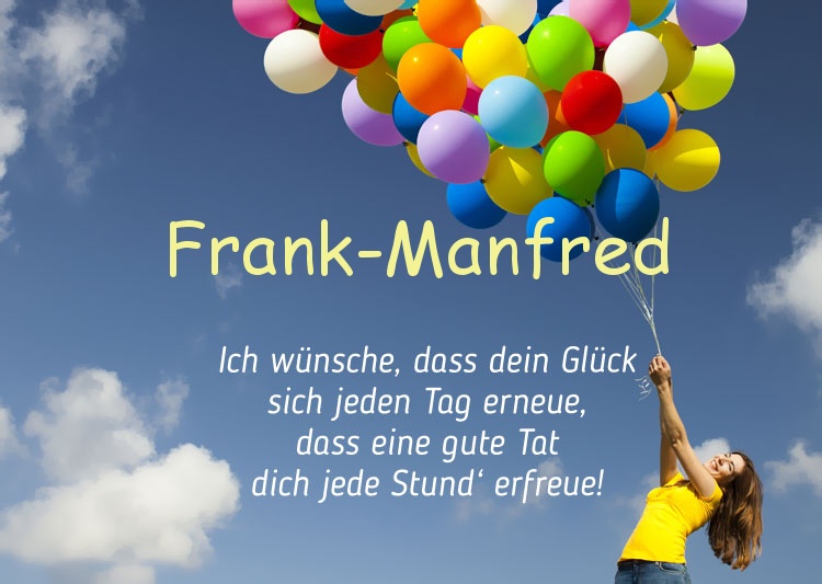 Gedicht zum geburtstag fr Frank-Manfred