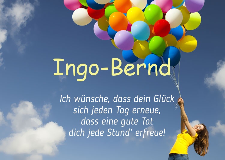 Gedicht zum geburtstag fr Ingo-Bernd