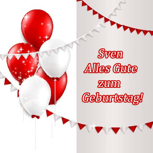 Alles Gute zum Geburtstag, Sven!