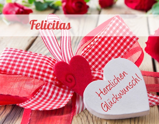 Felicitas, Herzlichen Glckwunsch!