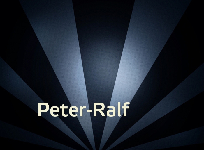 Bilder mit Namen Peter-Ralf