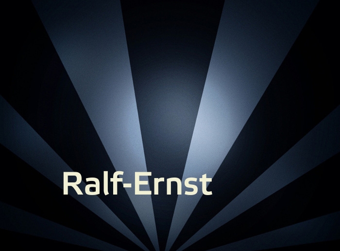 Bilder mit Namen Ralf-Ernst