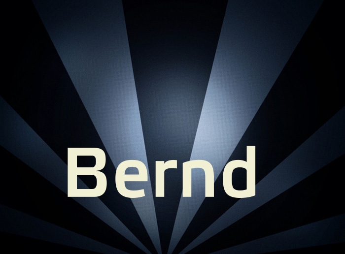 Bilder mit Namen Bernd