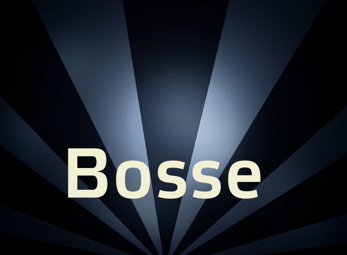 Bilder mit Namen Bosse