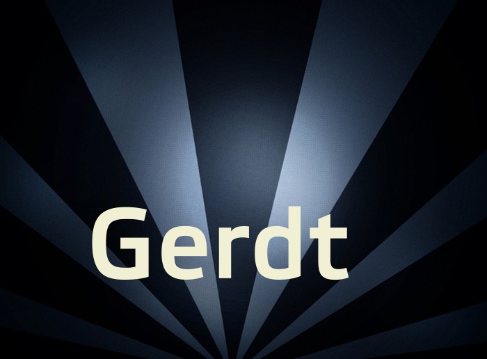 Bilder mit Namen Gerdt