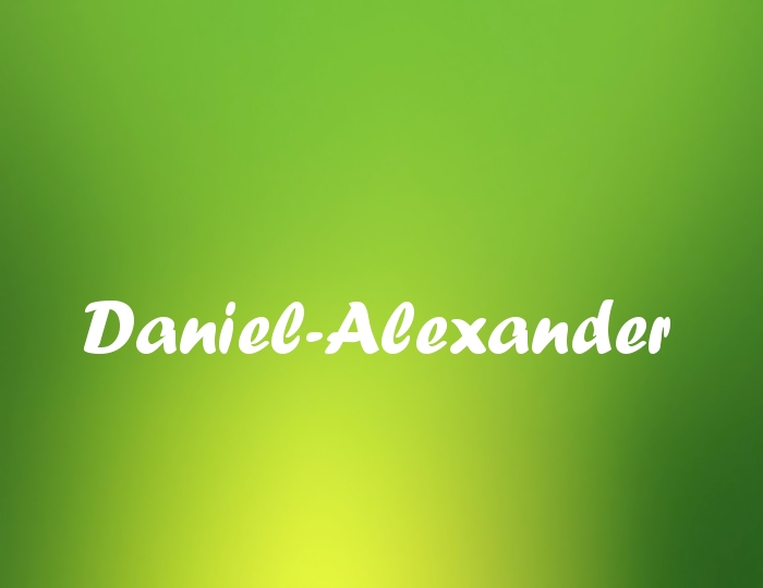 Bildern mit Namen Daniel-Alexander