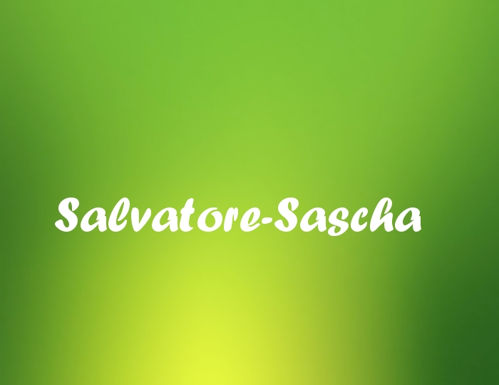 Bildern mit Namen Salvatore-Sascha