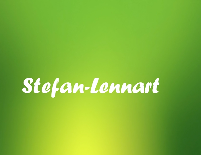 Bildern mit Namen Stefan-Lennart