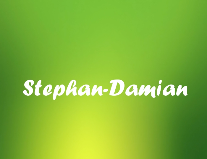 Bildern mit Namen Stephan-Damian