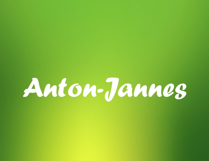 Bildern mit Namen Anton-Jannes