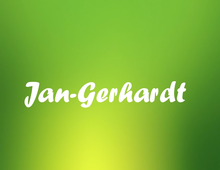 Bildern mit Namen Jan-Gerhardt