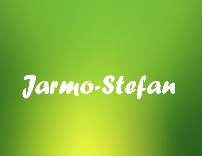 Bildern mit Namen Jarmo-Stefan
