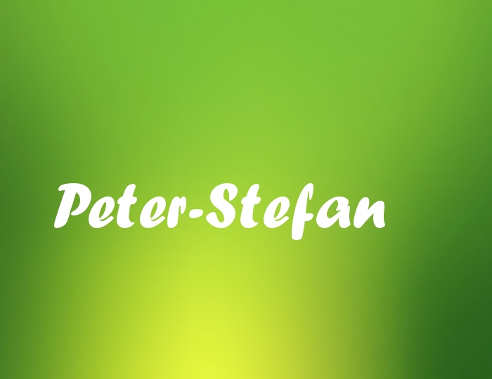 Bildern mit Namen Peter-Stefan