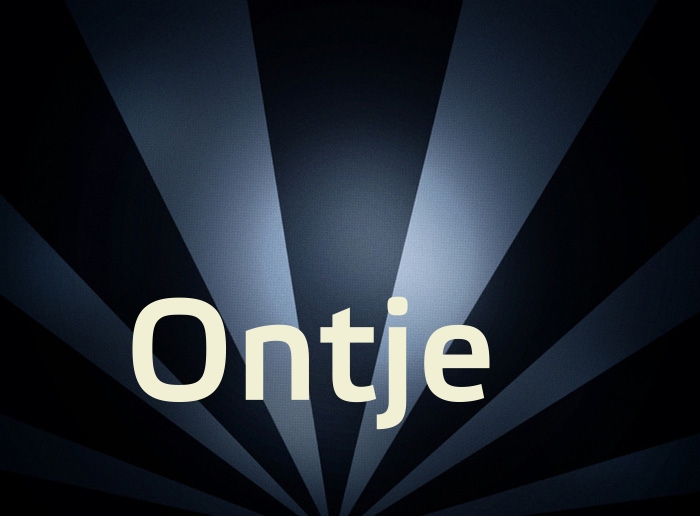 Bilder mit Namen Ontje