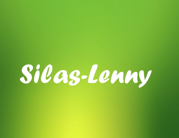 Bildern mit Namen Silas-Lenny