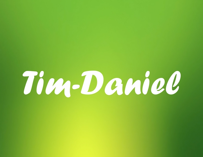 Bildern mit Namen Tim-Daniel