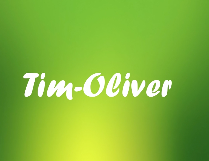 Bildern mit Namen Tim-Oliver