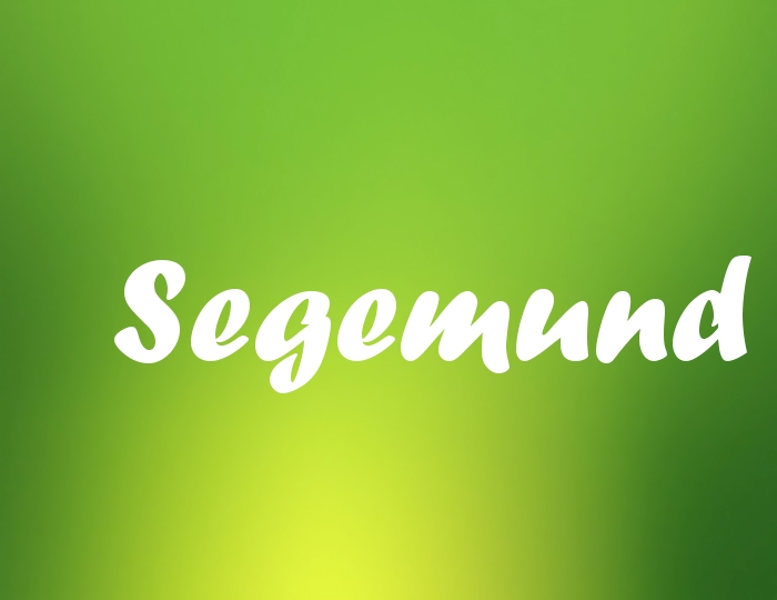 Bildern mit Namen Segemund