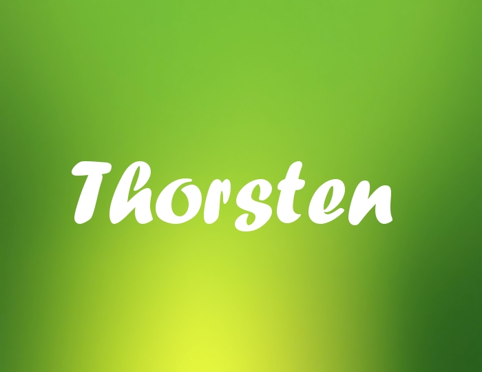 Bildern mit Namen Thorsten