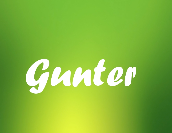 Bildern mit Namen Gunter