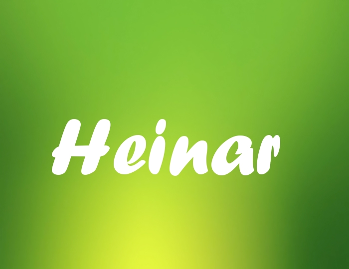 Bildern mit Namen Heinar