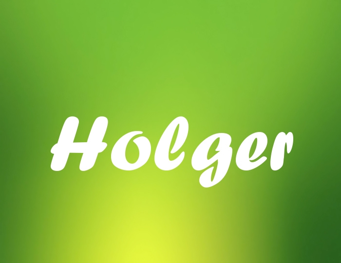 Bildern mit Namen Holger