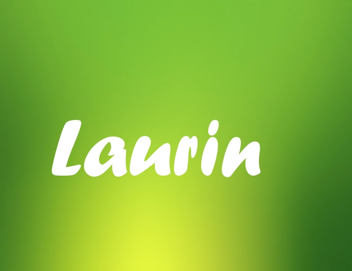 Bildern mit Namen Laurin
