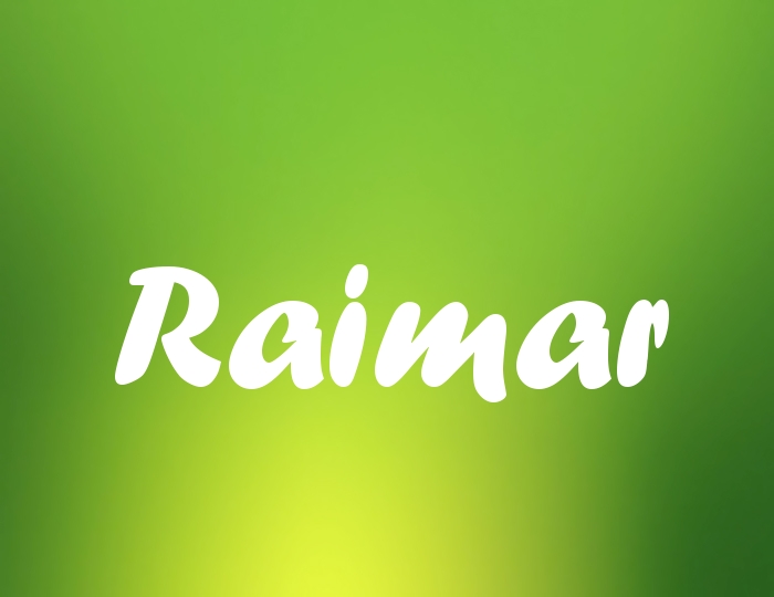 Bildern mit Namen Raimar