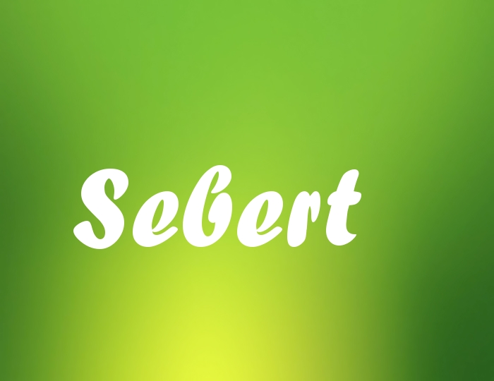 Bildern mit Namen Sebert