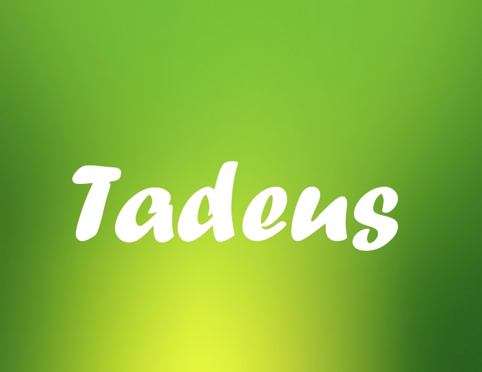 Bildern mit Namen Tadeus