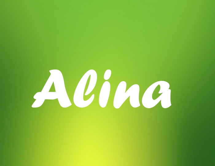 Bildern mit Namen Alina.